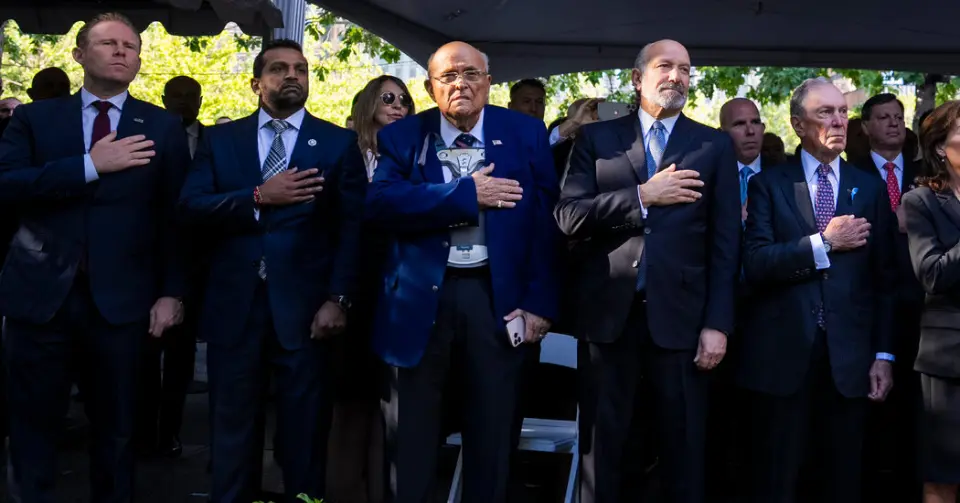 ‘Isso me ofende’: Giuliani diz que Mamdani deveria faltar ao memorial do 11 de Setembro