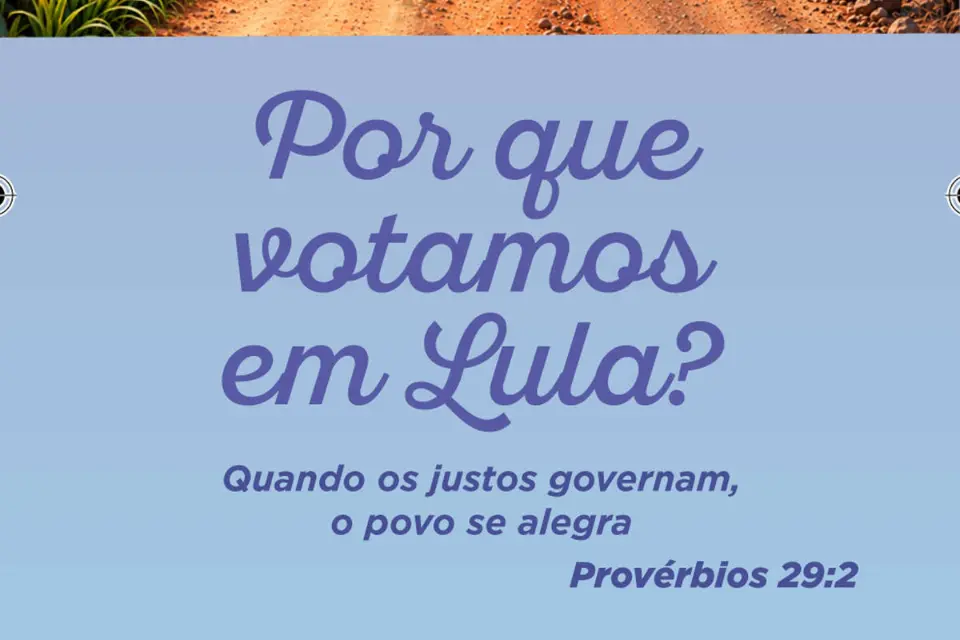 PT lança conteúdo para evangélicos: “Por que votamos em Lula?”