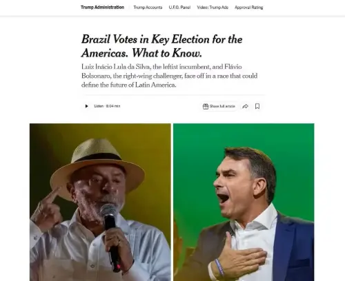 Eleição no Brasil vai ditar futuro da América Latina, diz jornal americano