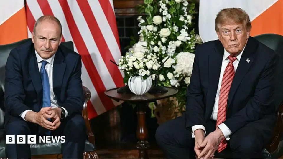 Donald Trump diz que uma Irlanda unificada seria uma “ótima coisa” durante visita ao país