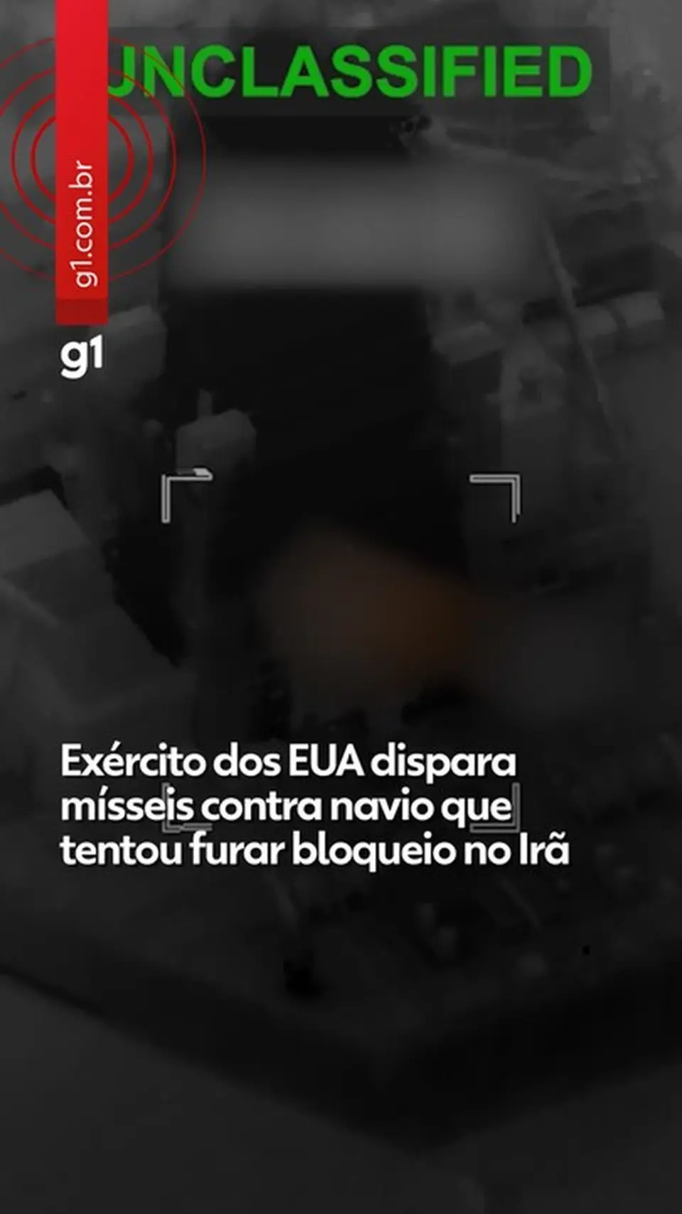 EUA disparam mísseis contra navio que tentou furar bloqueio aos portos do Irã