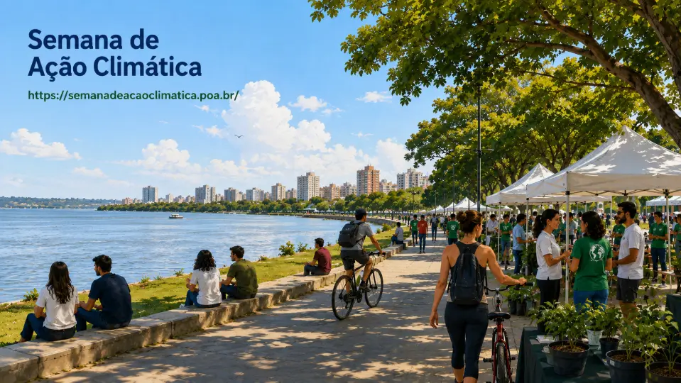 Porto Alegre terá Semana de Ação Climática com mais de 90 atividades gratuitas