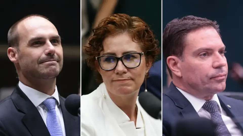 Parlamentares da direita atuam a favor de projeto que complica Zambelli, Ramagem e Eduardo Bolsonaro