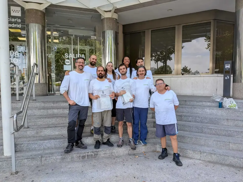 Nove ativistas detidos ontem no Arco de Moncloa são liberados sob acusação