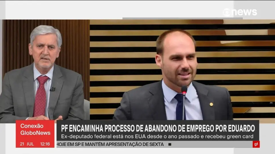 PF conclui processo e recomenda demissão de Eduardo Bolsonaro por abandono de cargo; decisão cabe ao ministro da Justiça